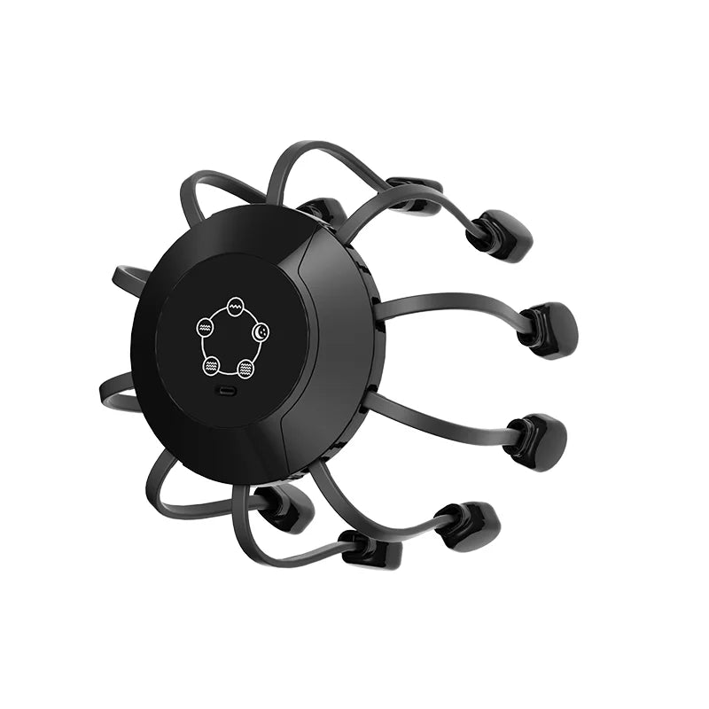 Electric Octopus Head Massager with 10/14 Claws - Smart Scalp Massage Device for Stress Relief and Deep Tissue Relaxation at Home