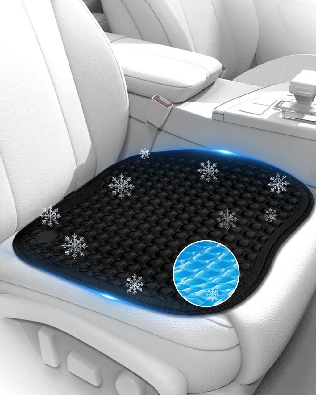 Premium Cooling Gel Car Seat Cushion for Extended Travel