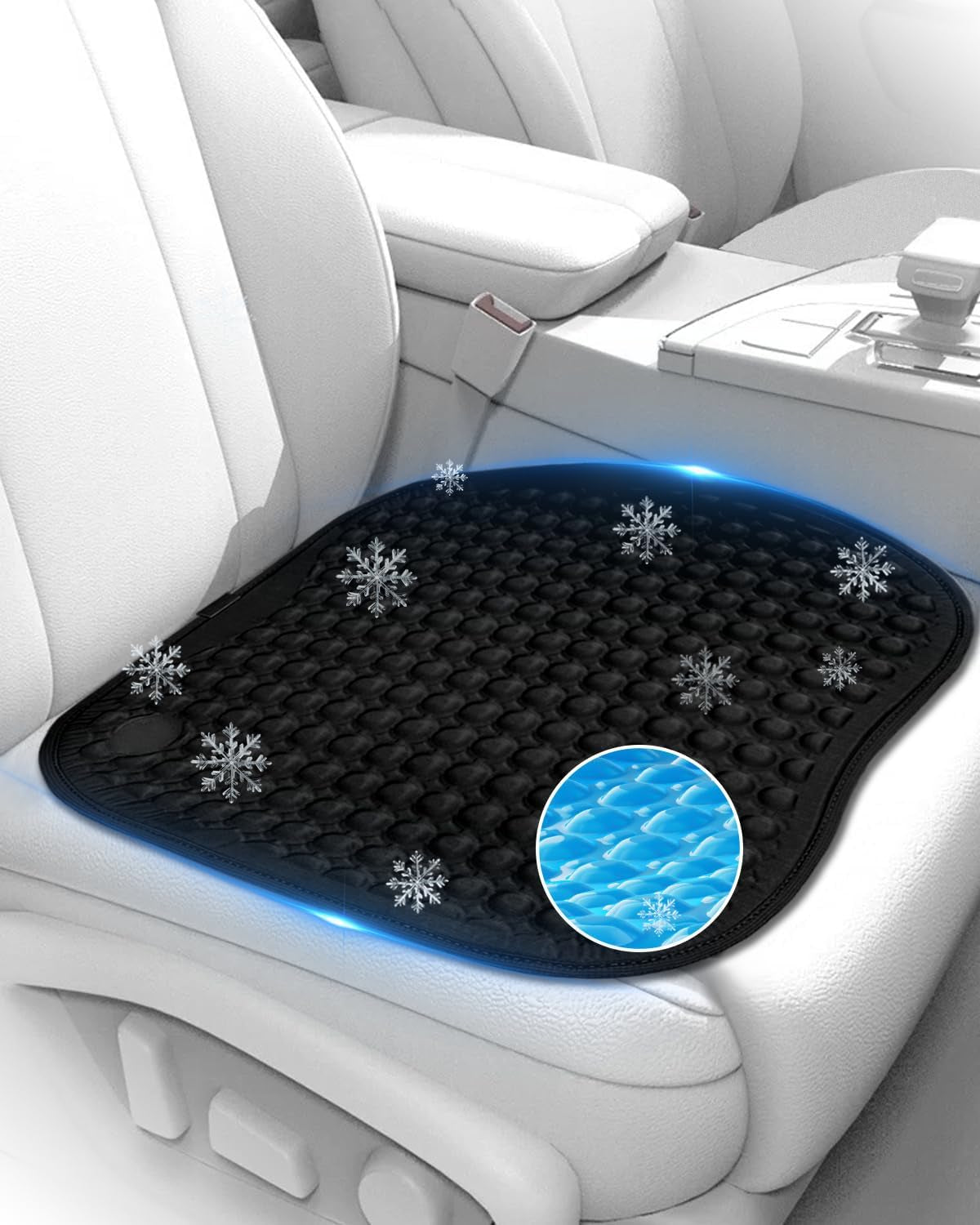 Premium Cooling Gel Car Seat Cushion for Extended Travel