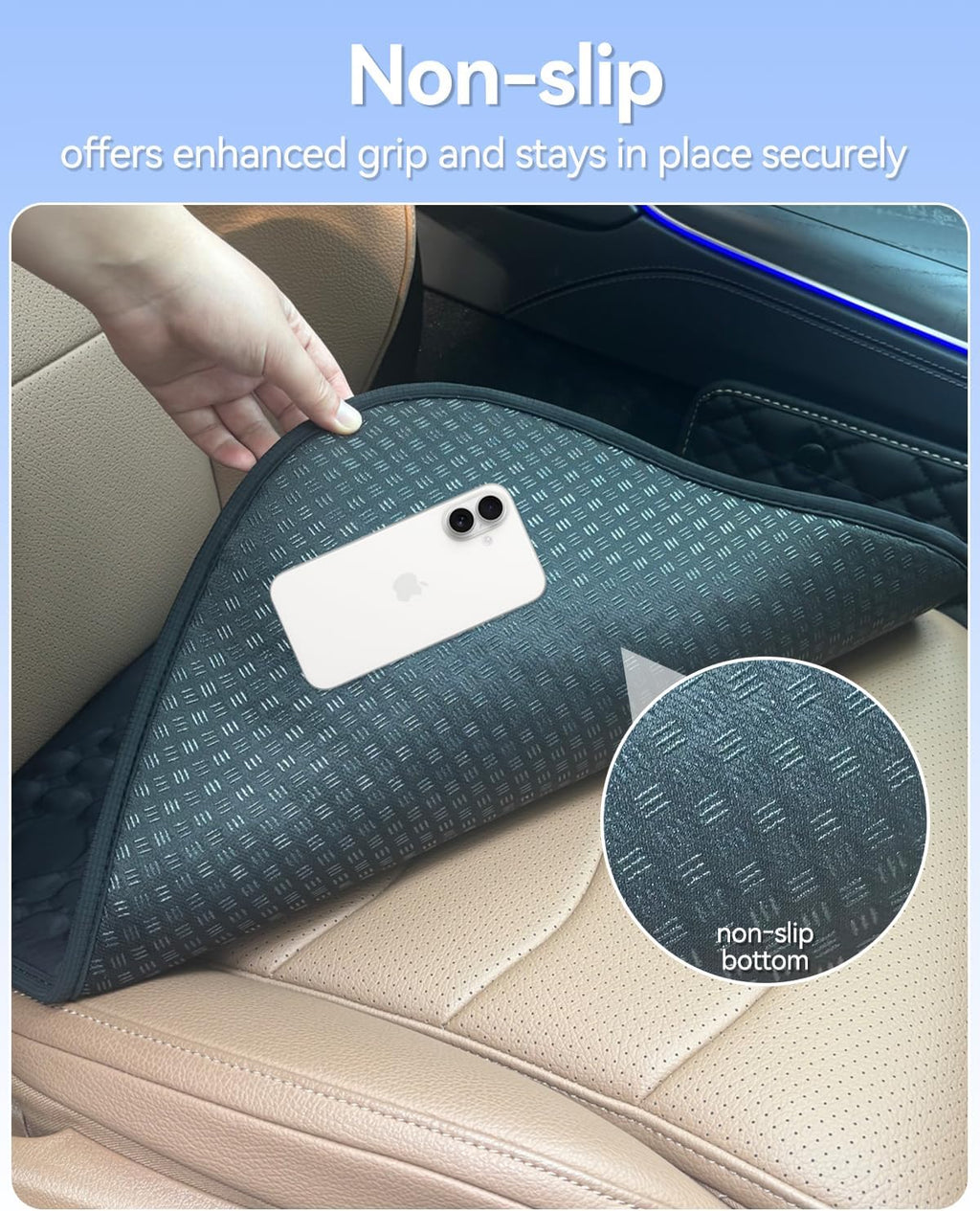 Premium Cooling Gel Car Seat Cushion for Extended Travel