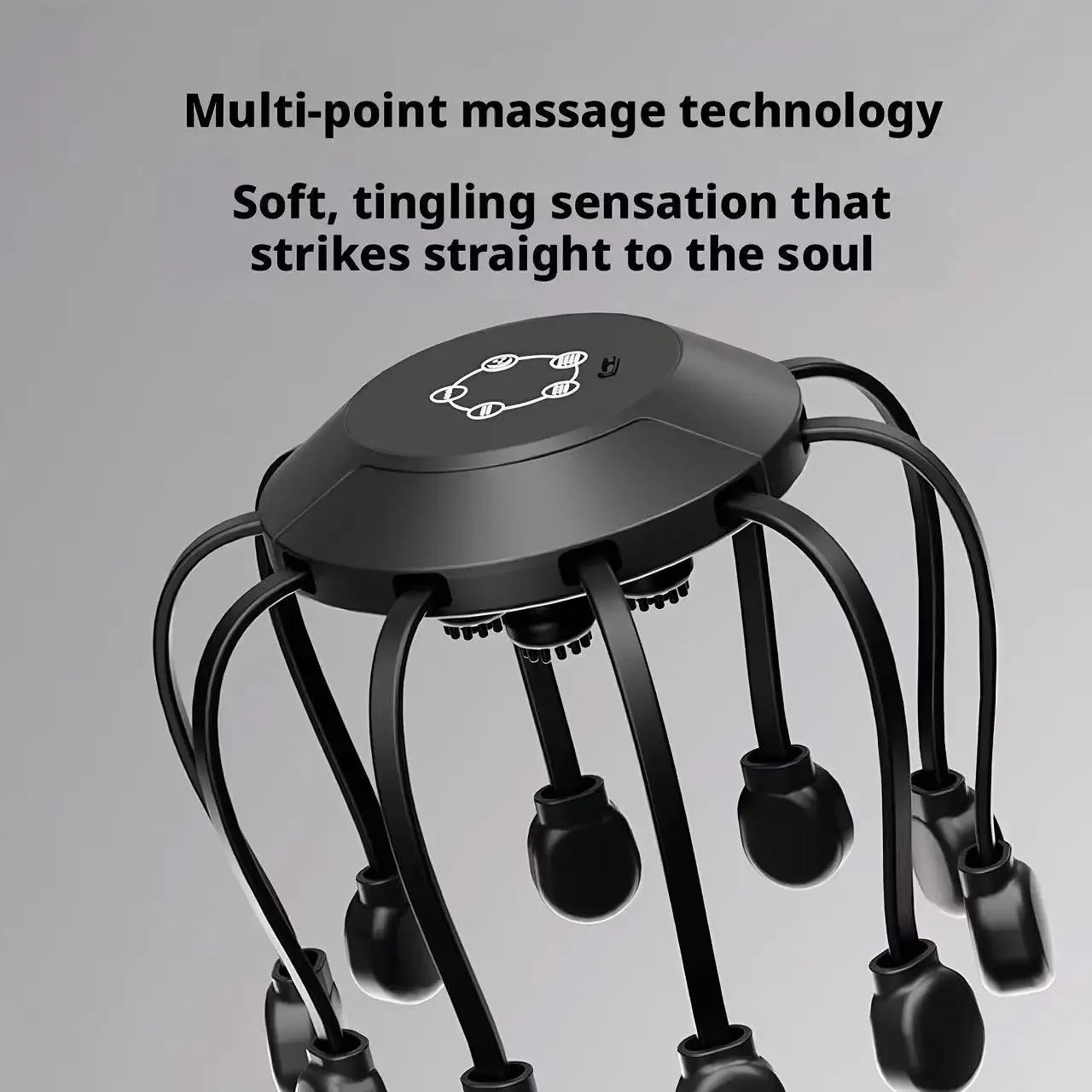 Electric Octopus Head Massager with 10/14 Claws - Smart Scalp Massage Device for Stress Relief and Deep Tissue Relaxation at Home